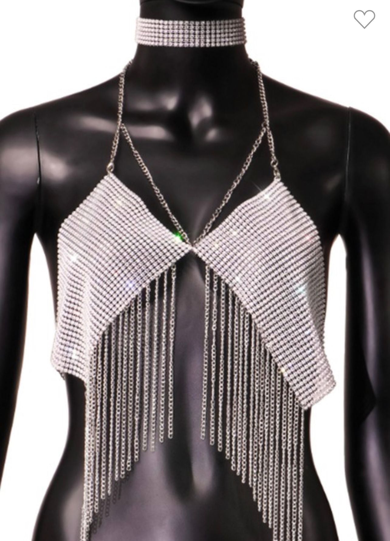 "AURA" RHINESTONE TOP